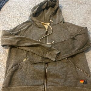 Aviator Nation zip up hoodie sweatshirt